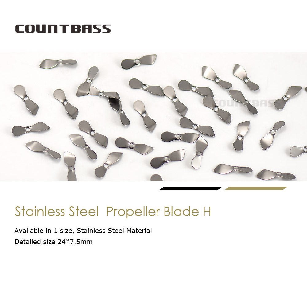 Countbass 50pcs Stainless Stee - Fishing Lure Blade Bait บทวิจารณ์และราคา